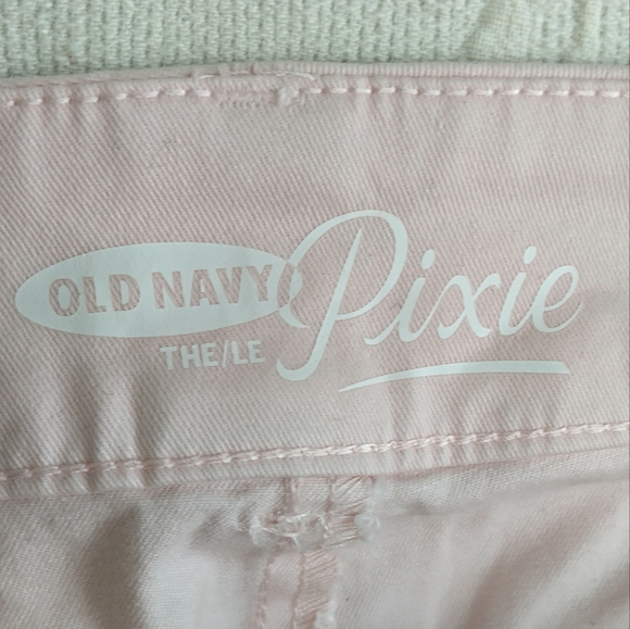 Old Navy Pastel Pink Ankle Jeans Cropped Spring Femme Barbie Doll NWT Mid Size - Picture 7 of 13